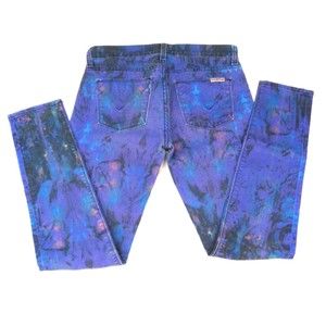 Hudson Women's Mulit-Colored Straight Leg Jeans-Size 26